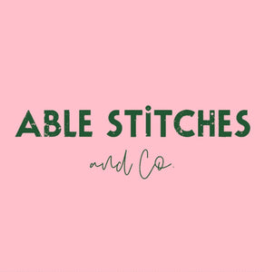 Able Stitches and Co. logo