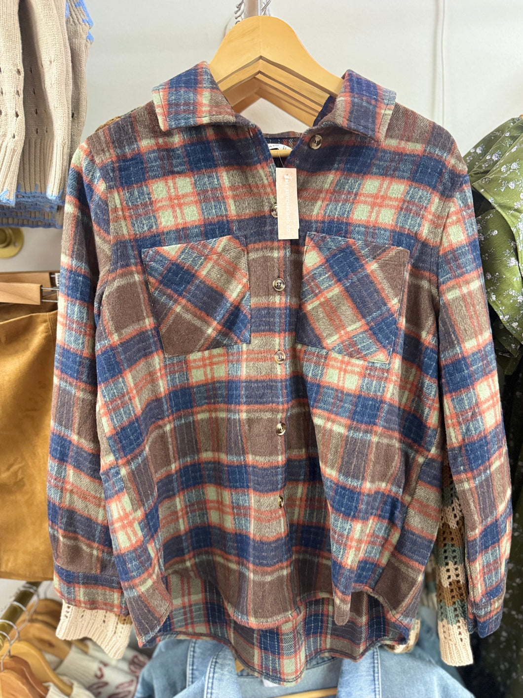 fall plaid shacket