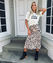 Load image into Gallery viewer, leopard midi skirt
