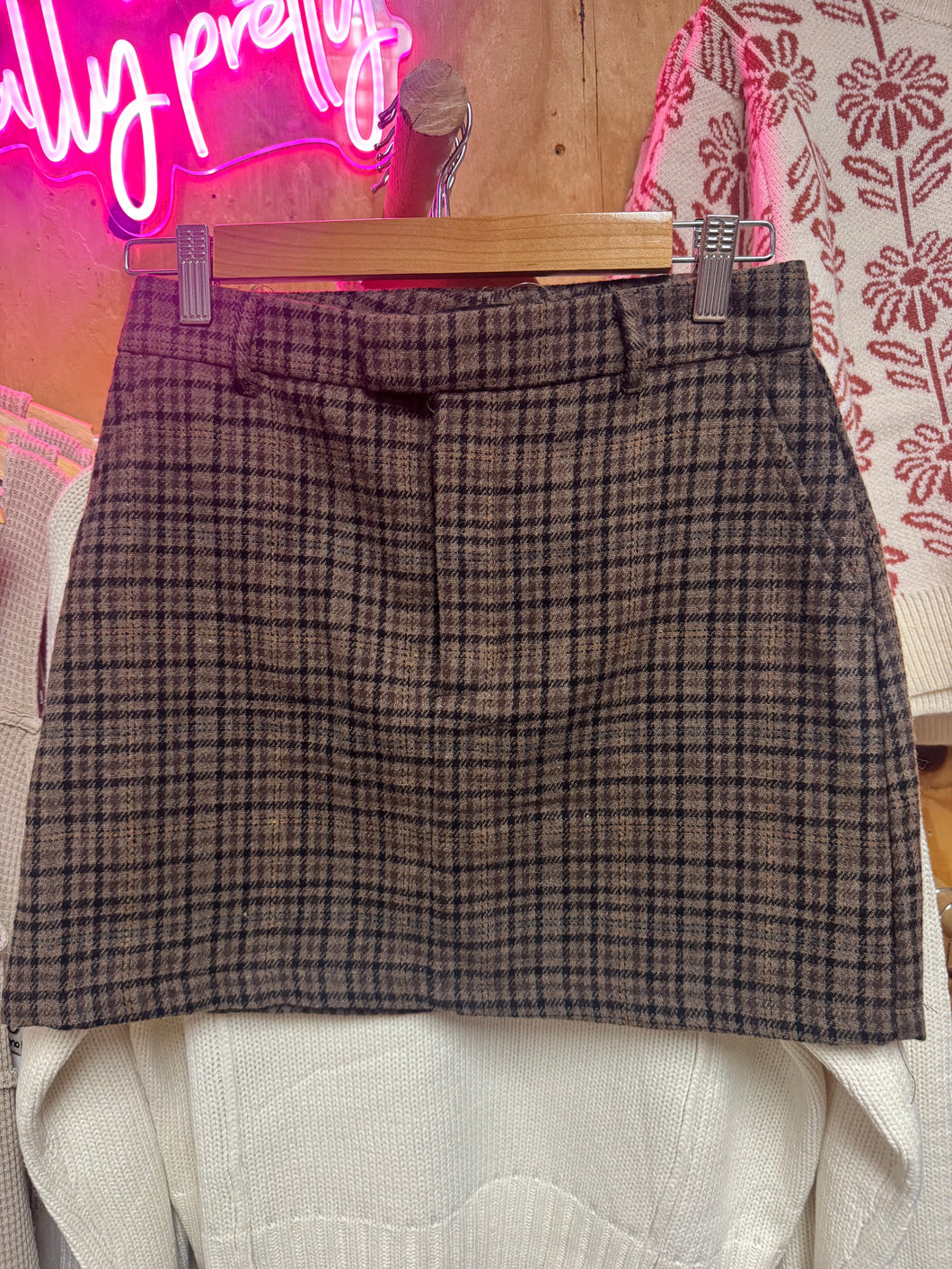 Lilah Plaid skirt