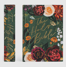 Load image into Gallery viewer, The Holy Bible Green Floral
