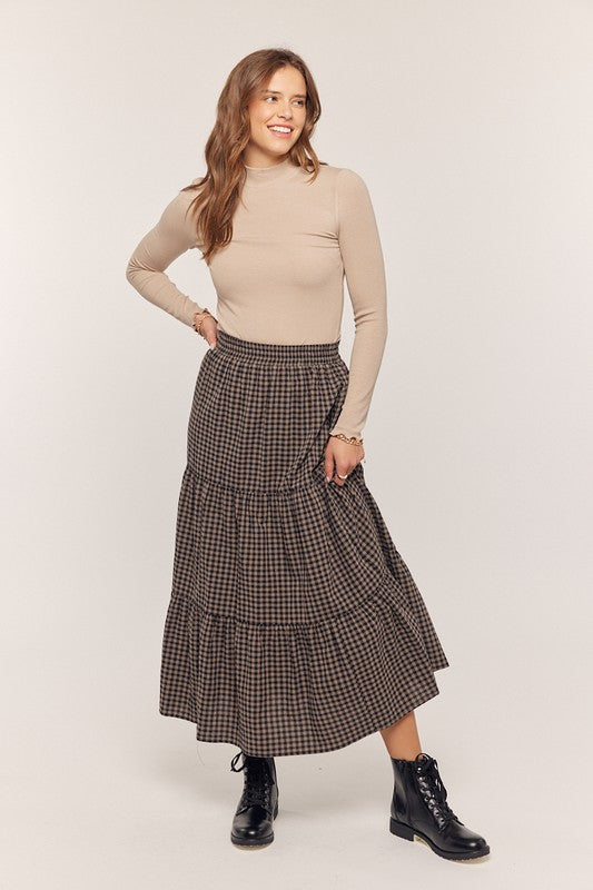 Sierra Gingham Skirt
