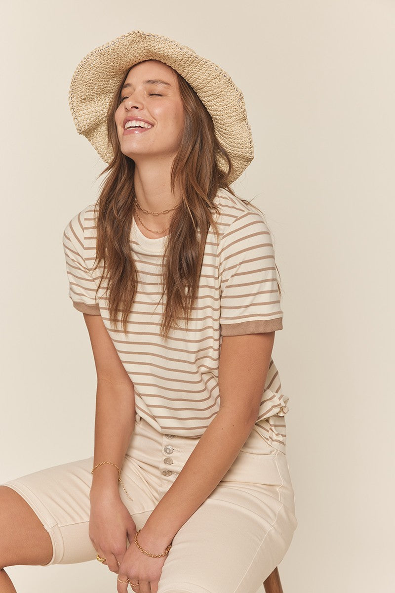 channing striped tee