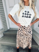 Load image into Gallery viewer, leopard midi skirt
