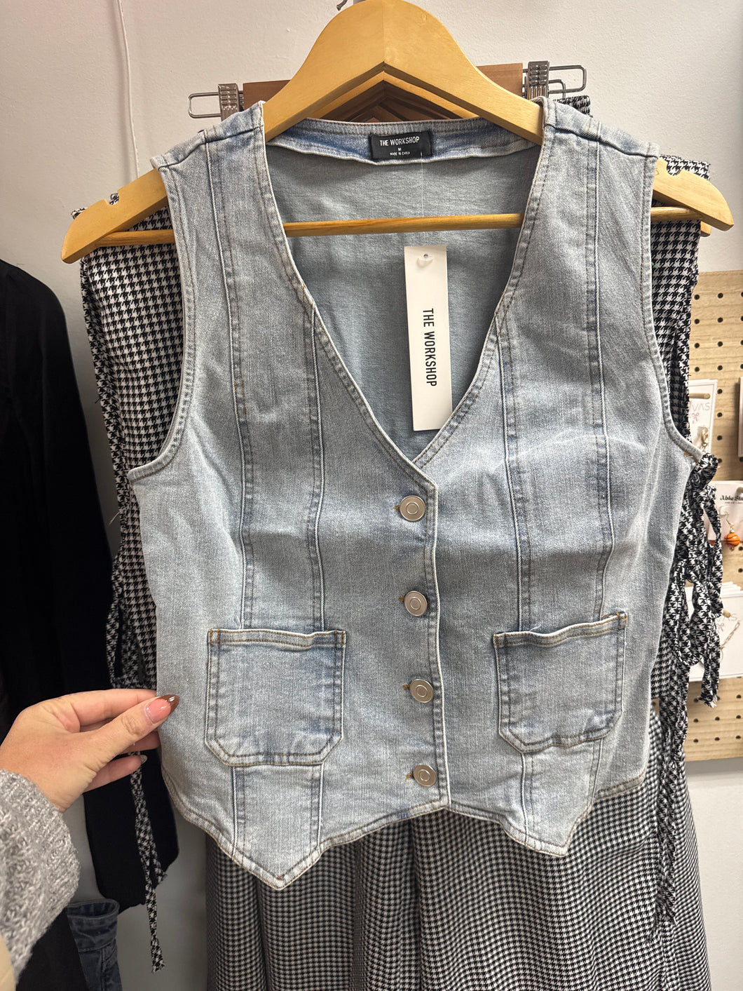 Iris Denim Vest